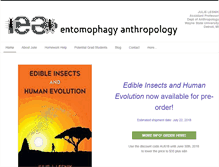 Tablet Screenshot of entomoanthro.org
